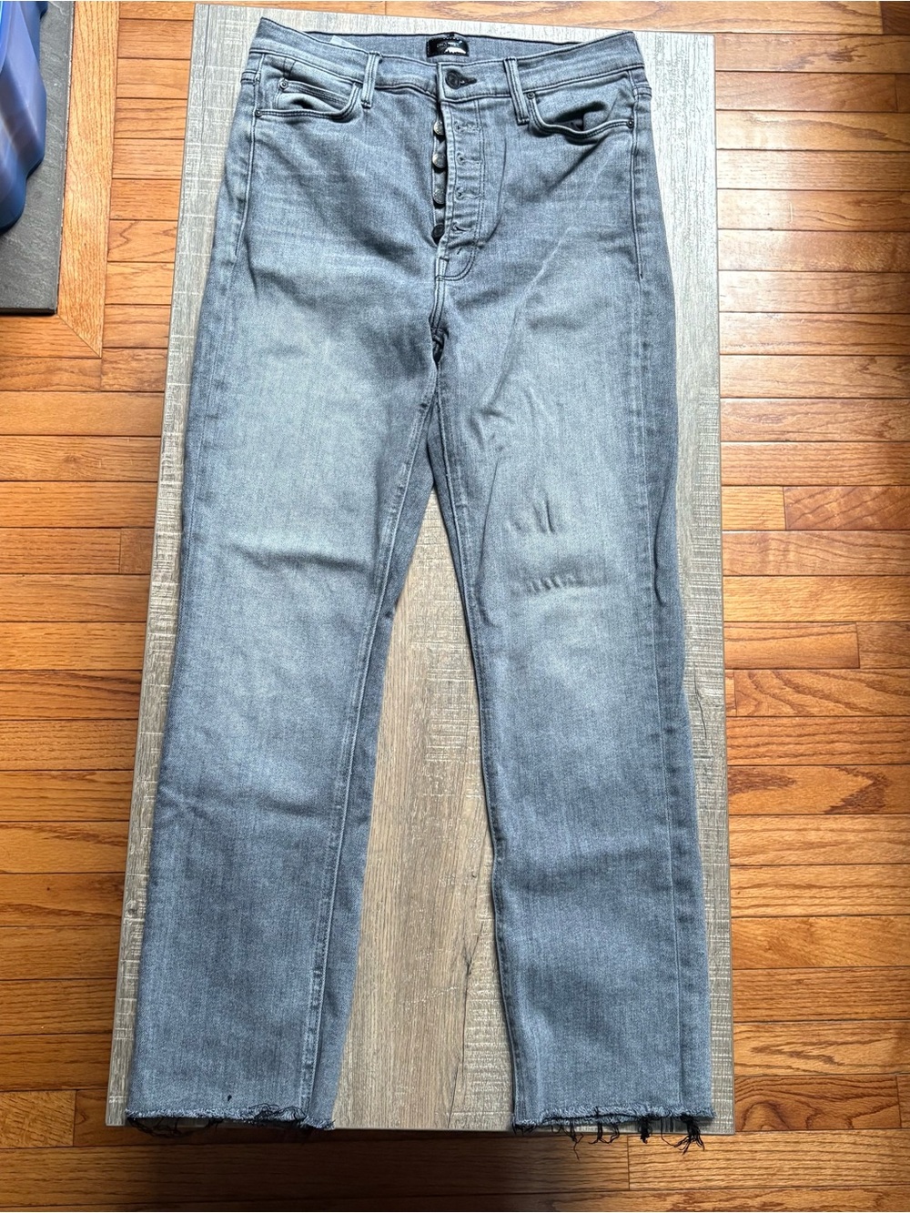 MOTHER Pixie Dazzler Ankle Fray Jeans